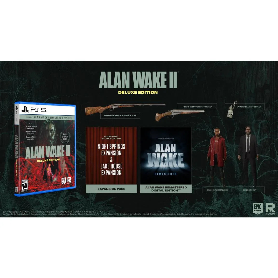 Alan Wake II: Deluxe Edition - New | PlayStation 5