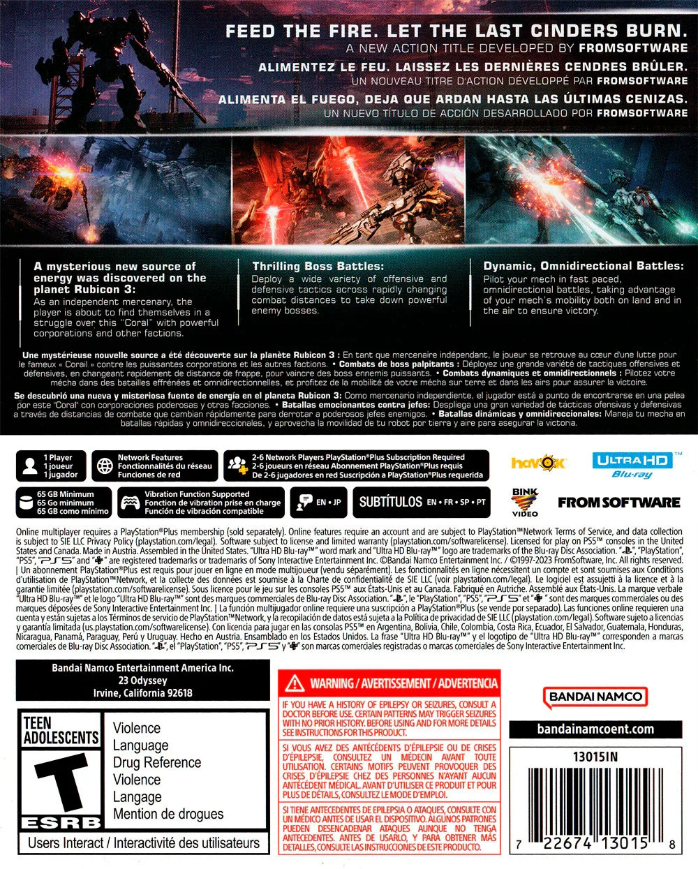 Armored Core VI: Fires of Rubicon - New | PlayStation 5
